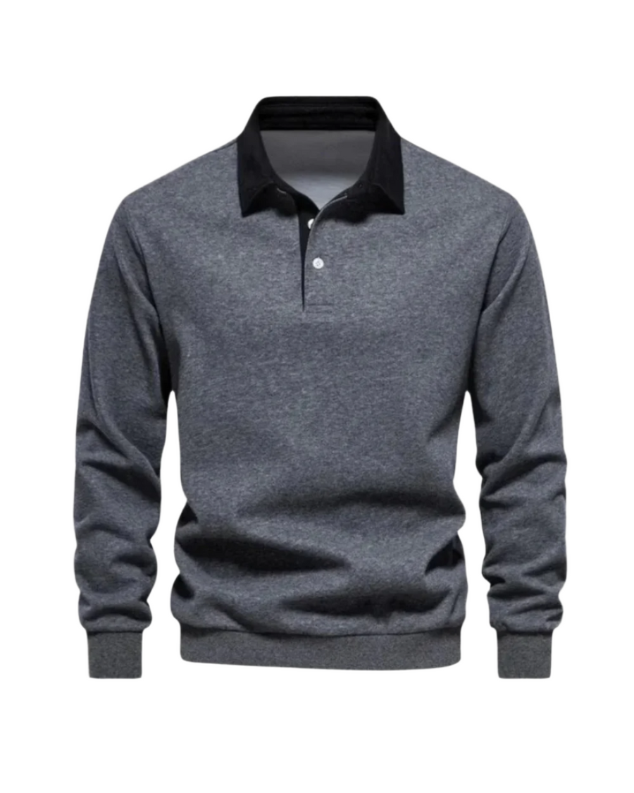 Curtis – Casual Polo Knit Sweater