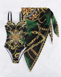 Winslet - One-Piece Swimsuit with Matching Beach Skirt