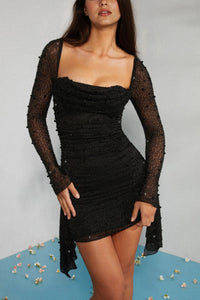 KATYA EMBELLISHED MINI DRESS