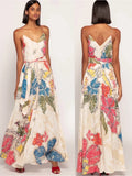 Saaksha & Kinni Dress Saaksha & Kinni Periwinkle Bandhani Print V Neck