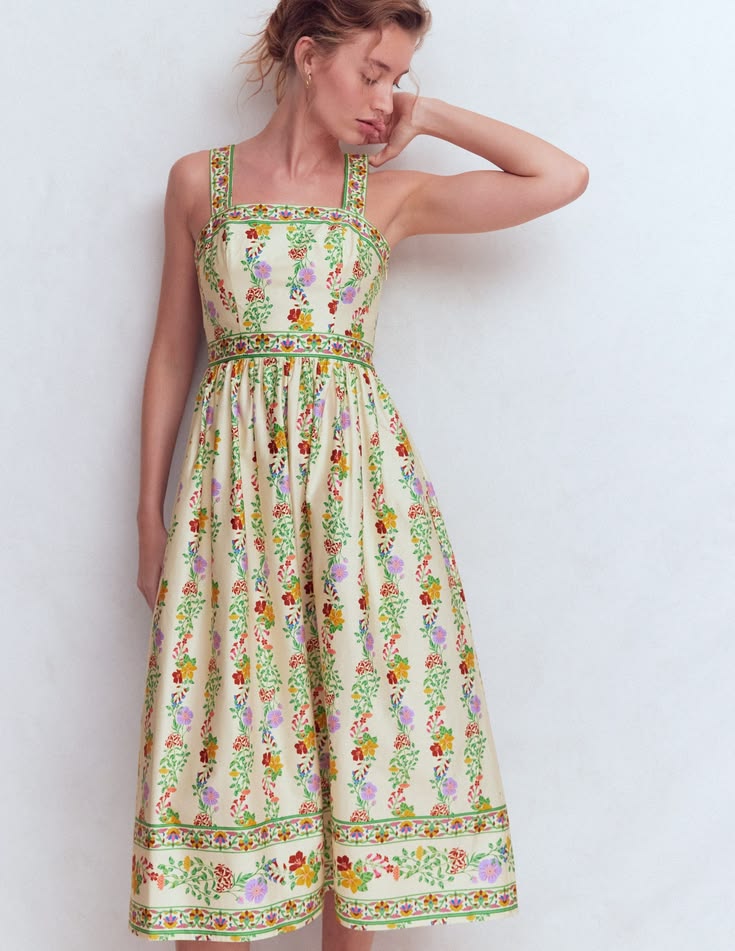 Square Neck Occasion Dress
