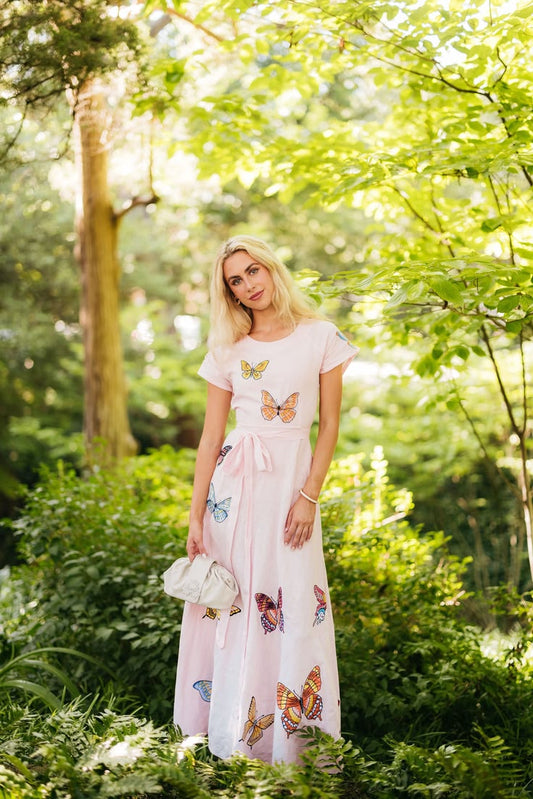 PAPIYON DRESS by Fanm Mon - M / Indigo Blue