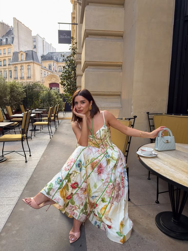 Amorea Midi Dress Floral