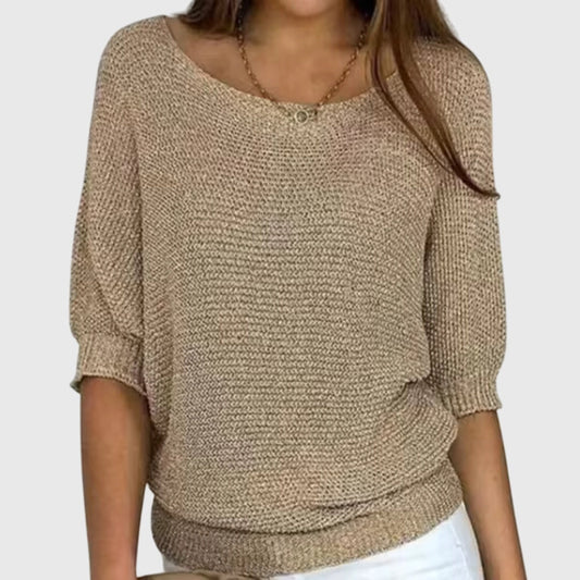 Sofia - Elegant Sweater Beige
