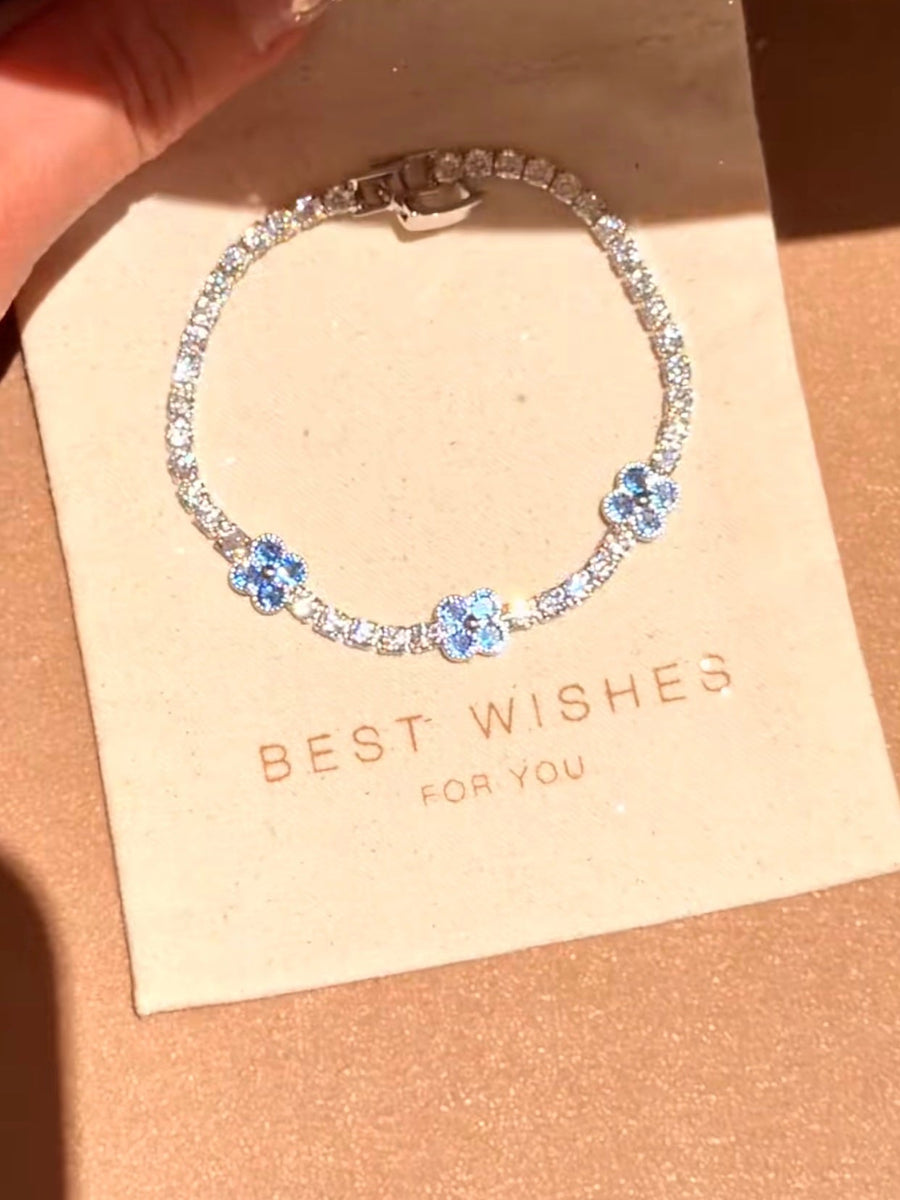Ice Blue Tennis Bracelet