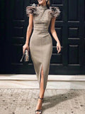 Sheath Column Ankle Length Cocktail Dress Party Dress Elegant