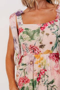 Anita Maxi Dress Blush Floral Chiffon