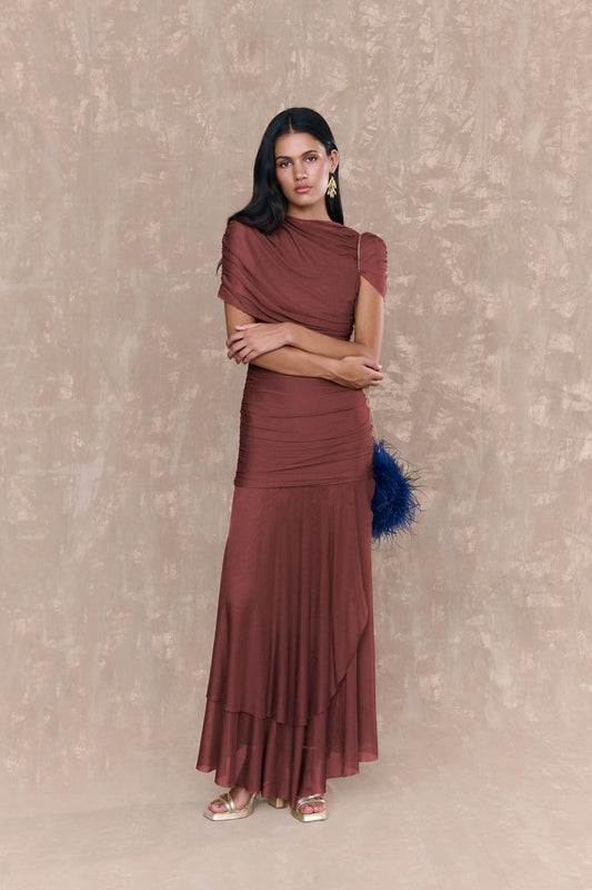 Margot Terracotta Dress