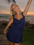 Sheath Chiffon V Neck Short Homecoming & Cocktail Dress With Ruffles