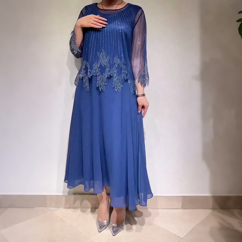Emmeline – Graceful Midi Dress with Detail