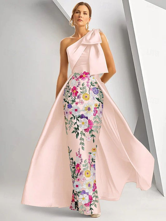 A Line Floor Length Beaded Eembroidered Formal Dress Mother Of The
