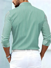 Beau – Vintage Striped Long Sleeve Shirt