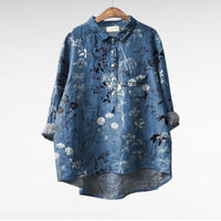 Arlette - Elegant Linen Summer Blouse