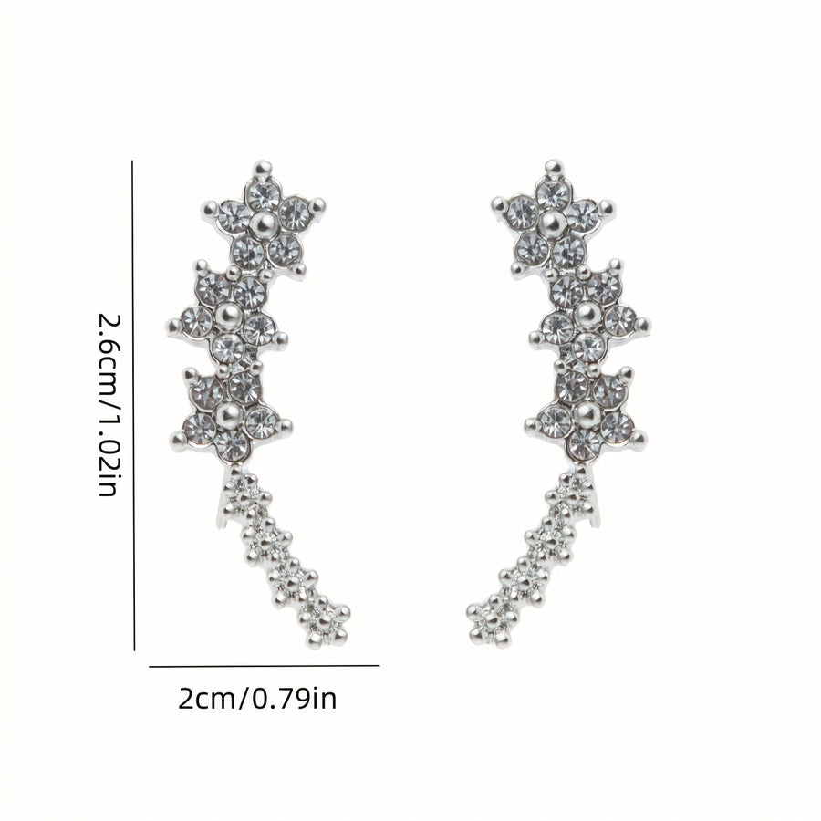 Rhoswen – Timeless Floral Earrings