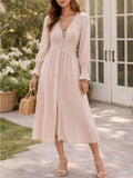 Dress Nwt Fia Midi Dress Smocked Waist Summery Cream White Size 0 C