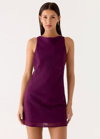 Gabrietta Mini Dress Plum