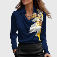 Brooklyn | Elegant Blouse Dark Blue