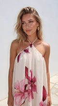 Ivory Endless Summer Mini Dress Cream Multi