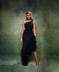 Black Party DRESS,black Wedding Dress,Church Dress, Bridesmaids