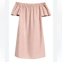 H&M Dress H&M Off Shoulder Powder Pink Dress Size 6 Color: Pink Size: