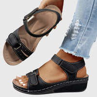 Crystal | Orthopedic Sandals Black