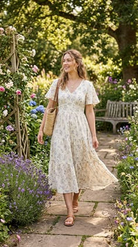 Garden Breeze Summer Dress Pdf Sewing Pattern: Relaxed