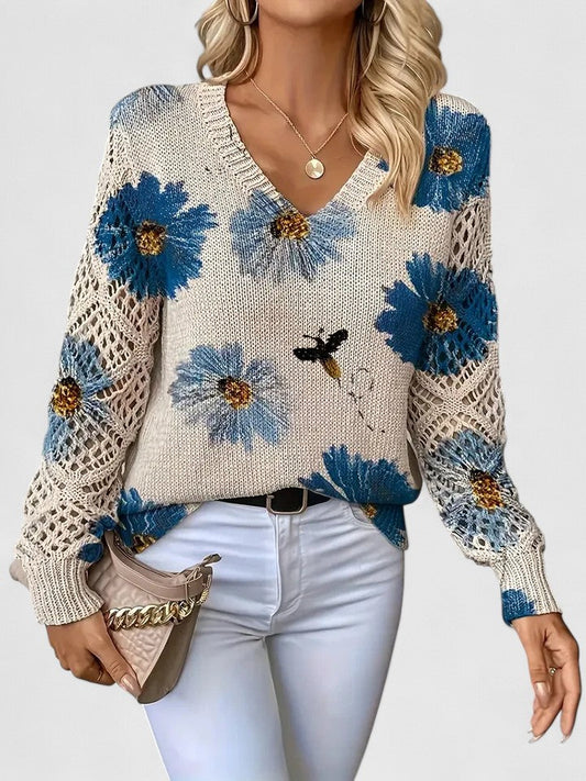 Liza | Elegant Cardigan Blue