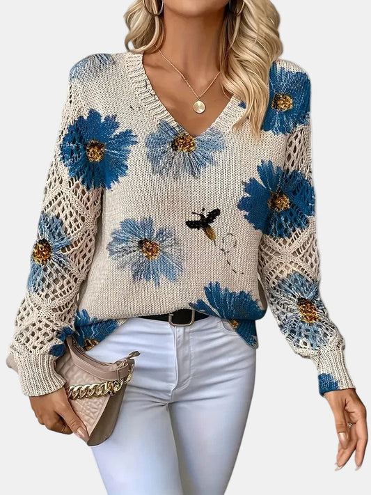Mykhalynn | Comfortable Sweater Blue