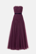 Pleated Tulle Couture Gown