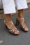 Chiara – Cut-Out Open-Toe T-Bar Platform Sandals