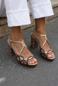 Chiara – Cut-Out Open-Toe T-Bar Platform Sandals