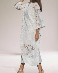 Silvina™ | Luxury Lace Maxi Dress