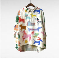 Clio - Elegant linen summer blouse