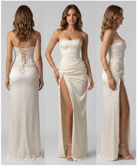 Corset Slit Gown