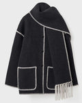 Alice Coat With Scarf