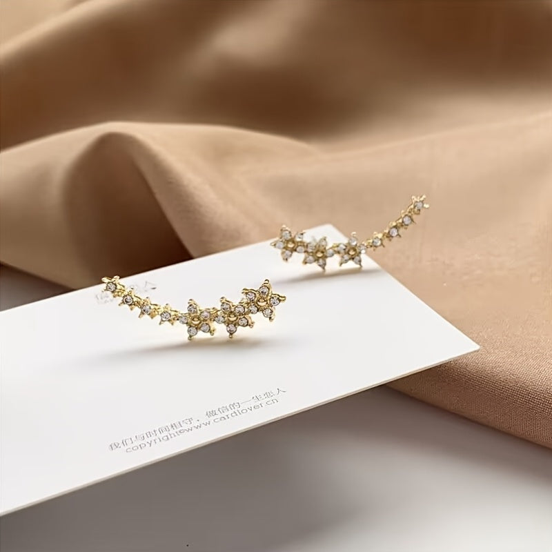 Rhoswen – Timeless Floral Earrings