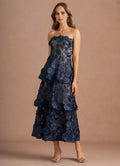 Patricia Navy Maxi Dress