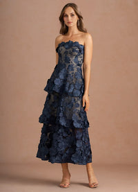 Patricia Navy Maxi Dress