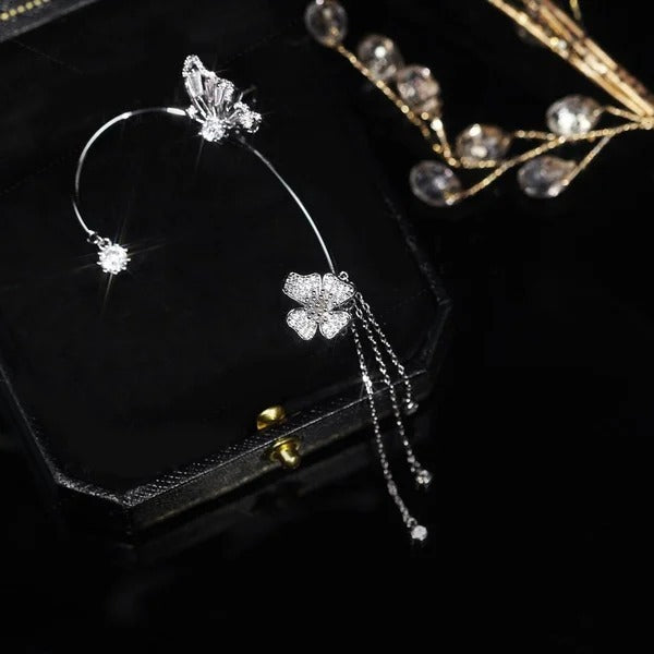 Liriel - Butterfly Tassel Earrings