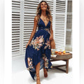 Dress Seattle Love Navy Floral Hawaii Maxi Dress Xs New Color: Black