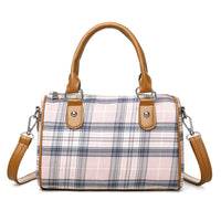 Diamond Pattern Shoulder Bag - Milena