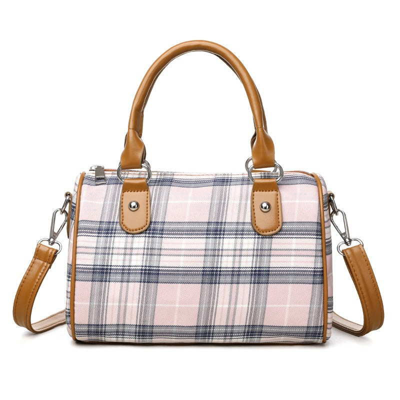 Diamond Pattern Shoulder Bag - Milena