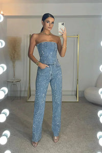 JESSY | GLITTER SET Denim