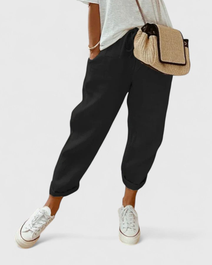Dhalianette | Elegant Pants Black