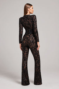 Mirabelle Sequin Formal Jumpsuit