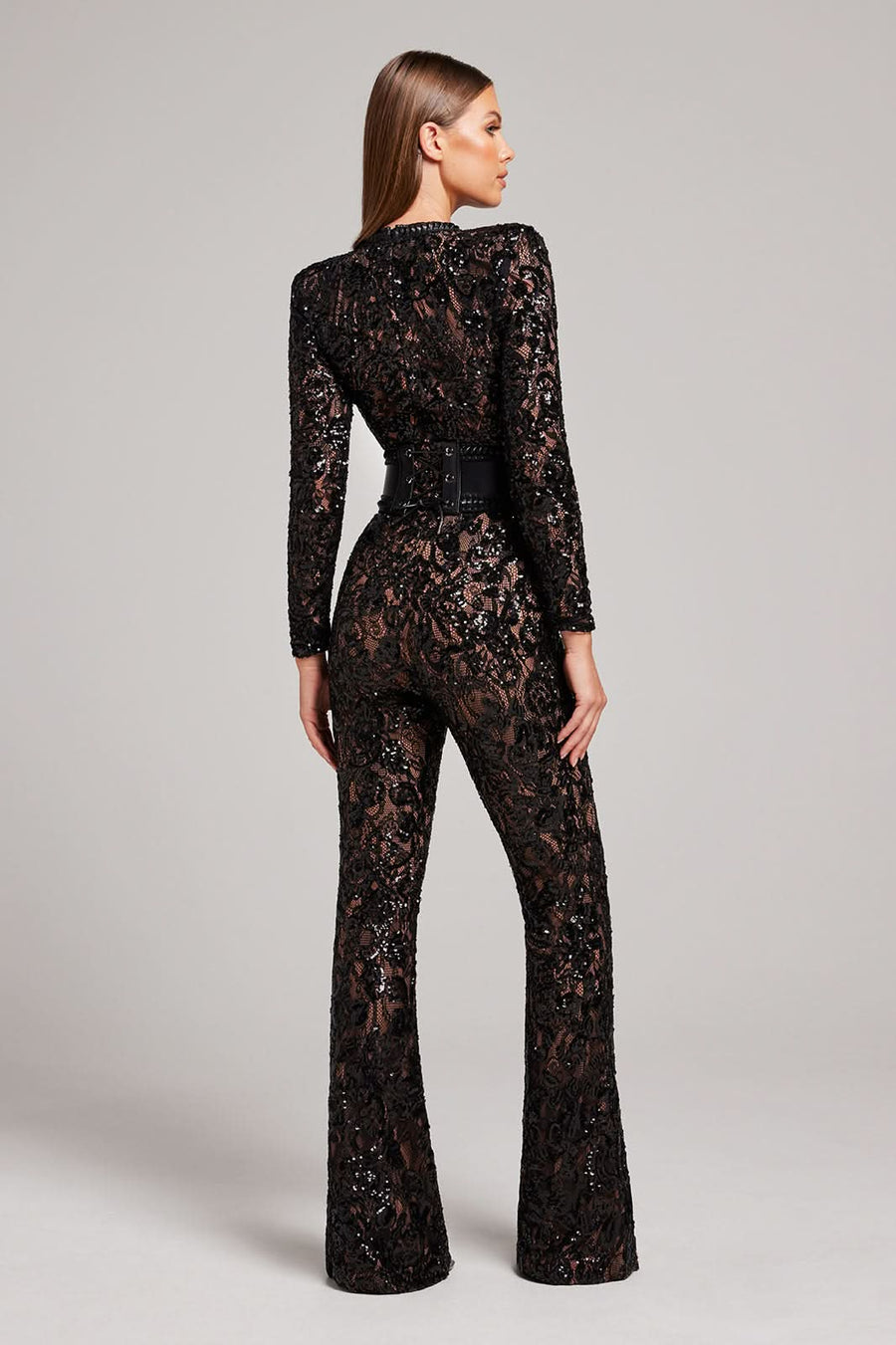 Mirabelle Sequin Formal Jumpsuit
