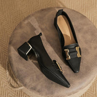 Bonnie | Stylish Pointed-Toe Heels Black