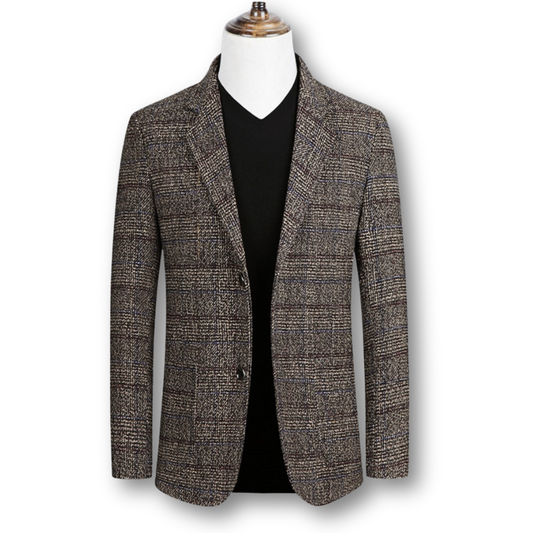 Bradley – Elegant Checked Blazer