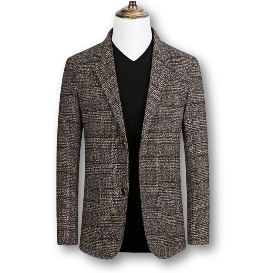 Bradley – Elegant Checked Blazer