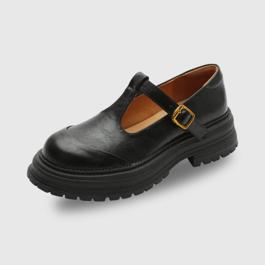 Bellarine | Women's T-Bar Mary Jane Brogue Shoes